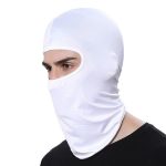 Cagoule moto blanche