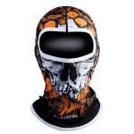 Cagoule moto motif tête de mort