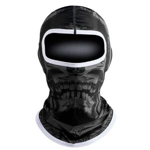 Cagoule moto motif crâne