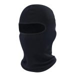 Cagoule moto en polaire noire