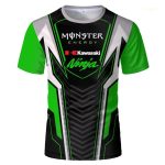 Tee shirt kawasaki - Monster Ninja - LE PRATIQUE DU MOTARD