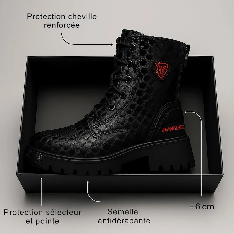 Vue globale bottes moto femme JG-Wolves