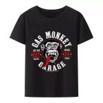 T-shirt Gas Monkey Garage Est04 - LE PRATIQUE DU MOTARD